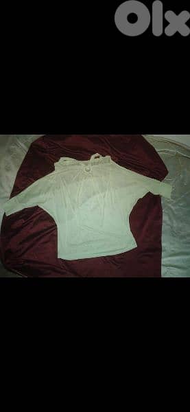 cardigan green / white mousline lycra s to xxL 8