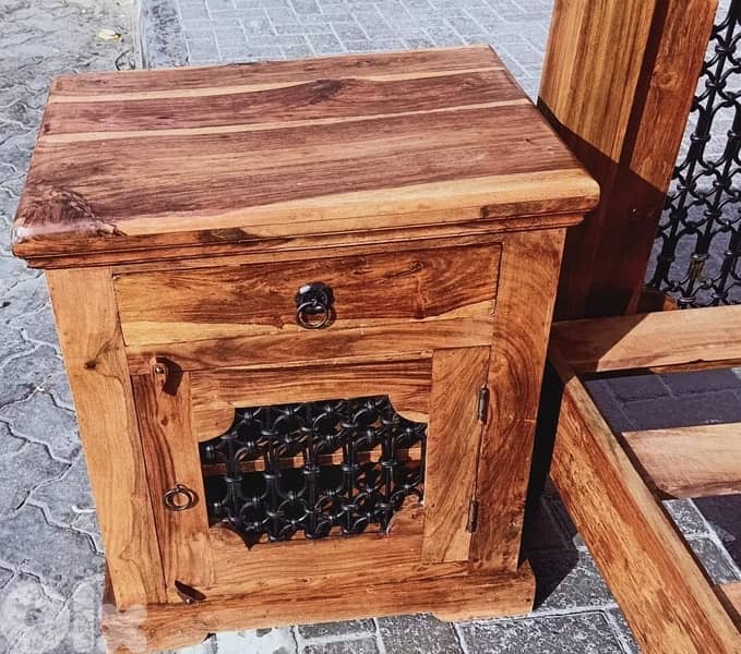 bedroom set wood teak maseef 14