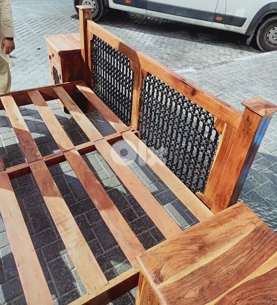 bedroom set wood teak maseef 11