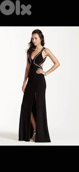 dress backless with strass trim s to xxL 5