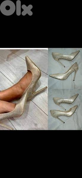 shoes equipe gold used once 39/40 0