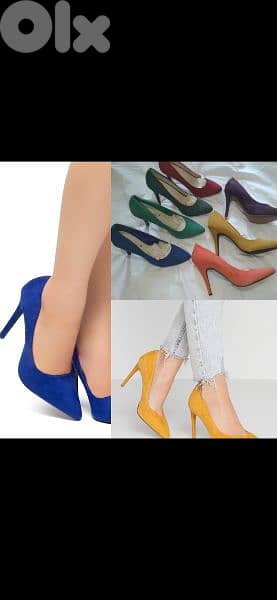 stillettos 7 colours suede leather 38.39. 40. 0