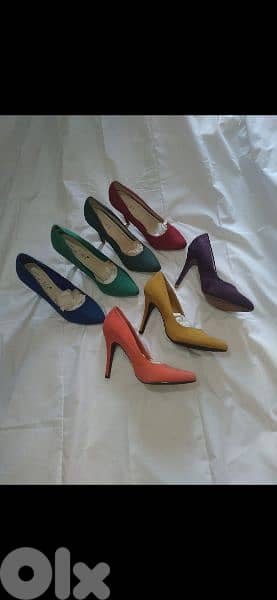 stillettos 7 colours suede leather 38.39. 40. 6