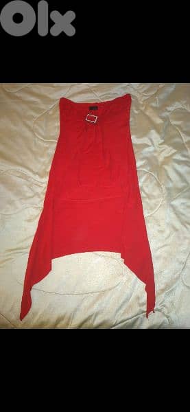 dress red with brooch s to xxL 2