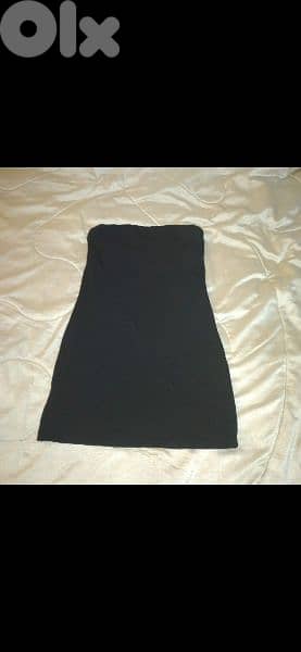 strapless dress 2 styles s to xxL bas black 3