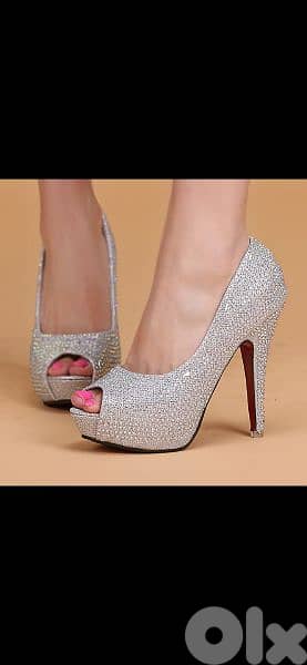 high heels strass lazer 38.39 0