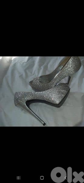 high heels strass lazer 38.39 1