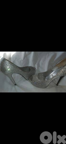 high heels strass lazer 38.39 5