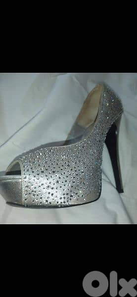 high heels strass lazer 38.39 6