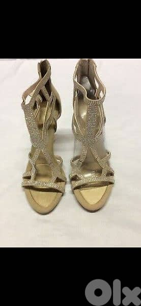 shoes BCBG sandals nude with strass 39/40 4