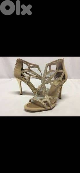 shoes BCBG sandals nude with strass 39/40 6