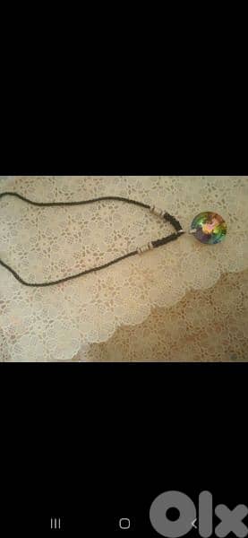 necklace big stone rainbow matching ring 1=7$ or 3=15$ 3