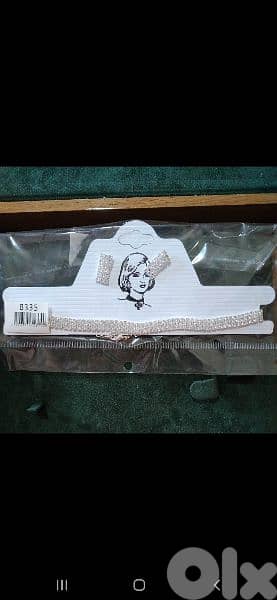 necklace silver swarovski choker with earrings 4