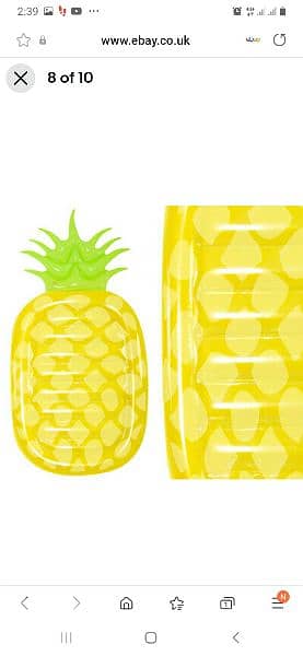 Jilong Airbed – Pineapple Jumbo Pineapple Mattress / 4$ delivery. 1