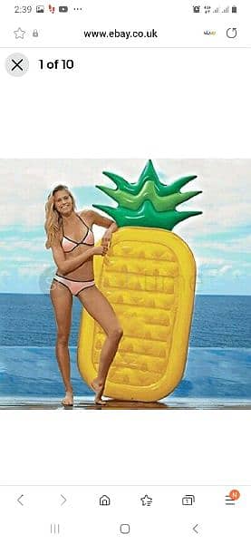 Jilong Airbed – Pineapple Jumbo Pineapple Mattress / 4$ delivery. 2