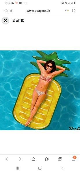 Jilong Airbed – Pineapple Jumbo Pineapple Mattress / 4$ delivery. 3