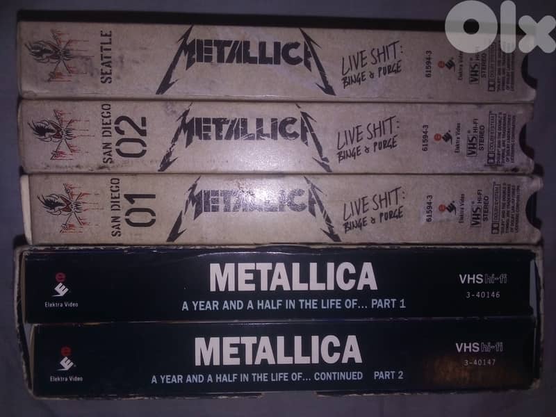 Metallica rare vhs collection 0