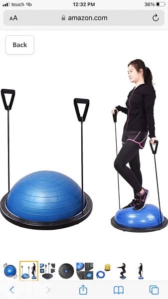 Half Ball Balance Trainer 58cm 1