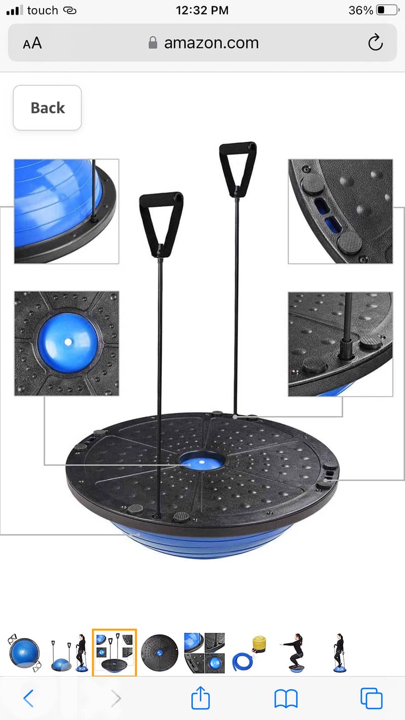 Half Ball Balance Trainer 58cm 2