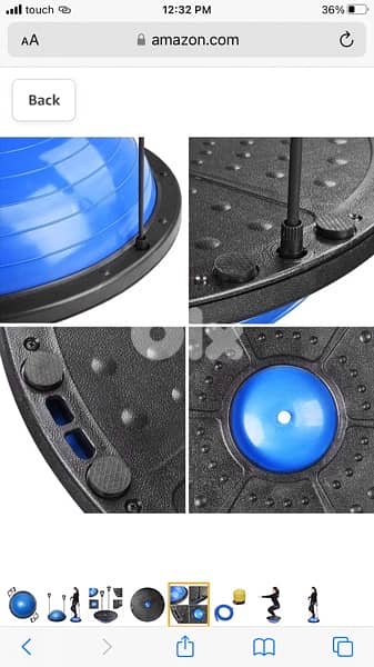 Half Ball Balance Trainer 58cm 4