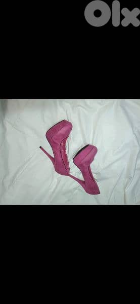 shoes suede pink 38 39 40 worn once 4