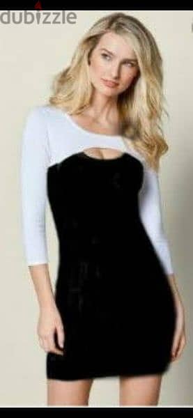 black and white dress cotton s to xxL 1