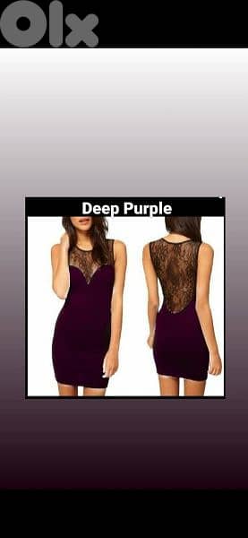 deep purple dress s to xL 0