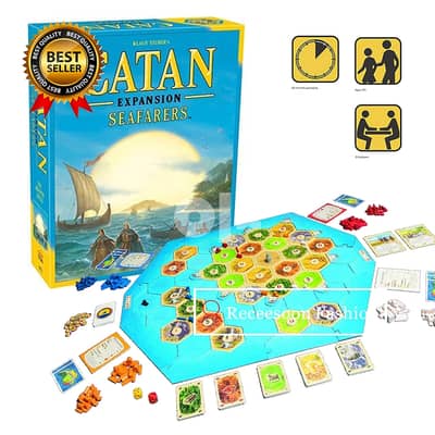 Teal Complete set Wooden Ships for Settlers of Catan Seafarers 