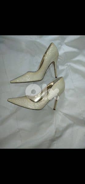 shoes Nina pearl stiletto all sequins 38/39 used once 2