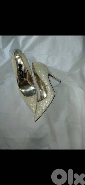 shoes Nina pearl stiletto all sequins 38/39 used once 3