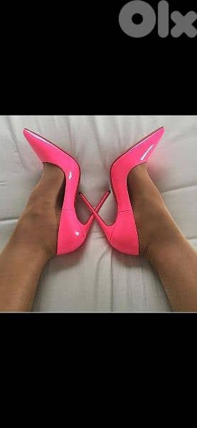 shoes neon pink stilletto 38/39 used once 0