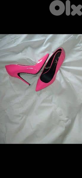 shoes neon pink stilletto 38/39 used once 3