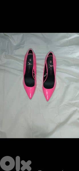 shoes neon pink stilletto 38/39 used once 4