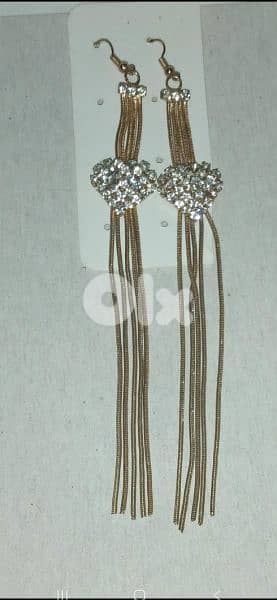 earrings long tassel gold available pendant 1=7$ or 3=15$ 2