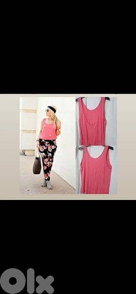 top coral colour sleeveless top s to xxL 1=7$ or 3= 15$ 0