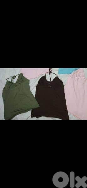 top halter top 3 colours cotton s to xxL 1=7$ or 3=15$ 3