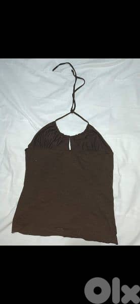 top halter top 3 colours cotton s to xxL 1=7$ or 3=15$ 4