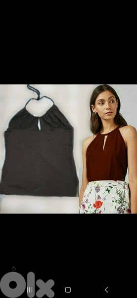 top halter top 3 colours cotton s to xxL 1=7$ or 3=15$ 5
