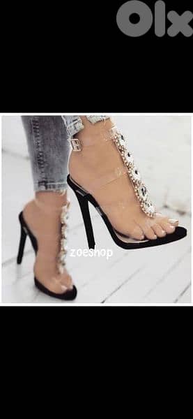 used once sandals 39/40 big stones 5