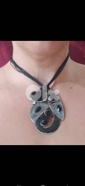 vintage necklace metal black  1=7$ or 3=15$ 2