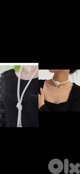 necklace pearl  2 style available 0