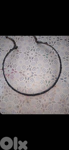 necklace choker black sequined or green army  1=5$ or 3=13$ 8