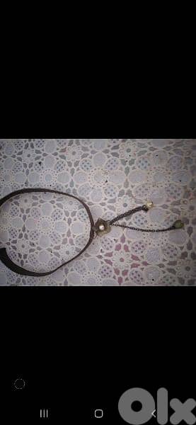 necklace choker black sequined or green army  1=5$ or 3=13$ 9