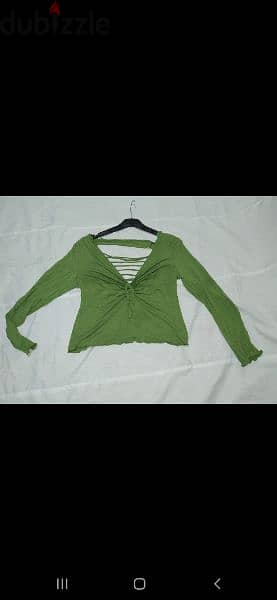 top shreded back green top s to xxL  1=7$ or 3=15$ 5