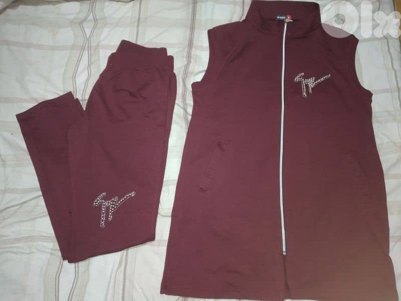 survetment jilet and pants 2pcs set 2 colours m to xxxxL Turkeh 2