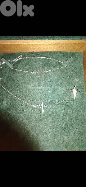 necklace set 3pcs necklace ring bracelet . 3 colours gold silver black 1