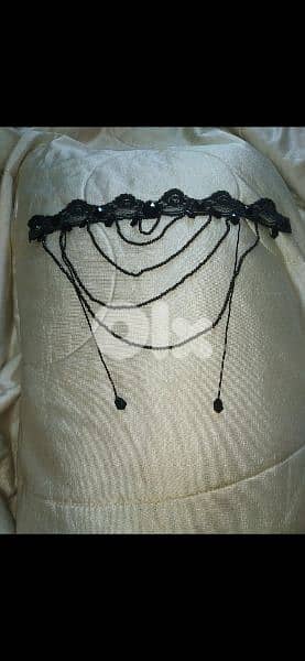 necklace vintage lace and pearl necklace black 5