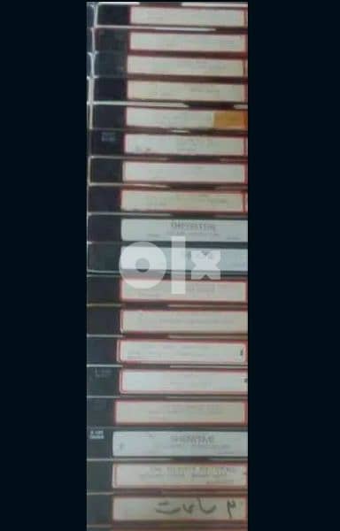 افلام كاستات قديمة يوجد ١٤٠ وحدة سعر