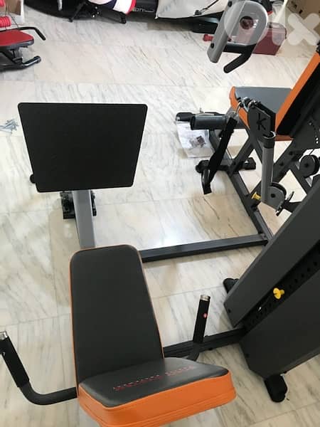 olympic home gym 100 kg weight stacks 6