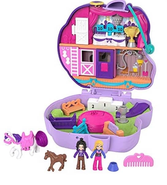 Polly Pocket Jumpin’ Style Pony Compact with Horse Show Theme 2